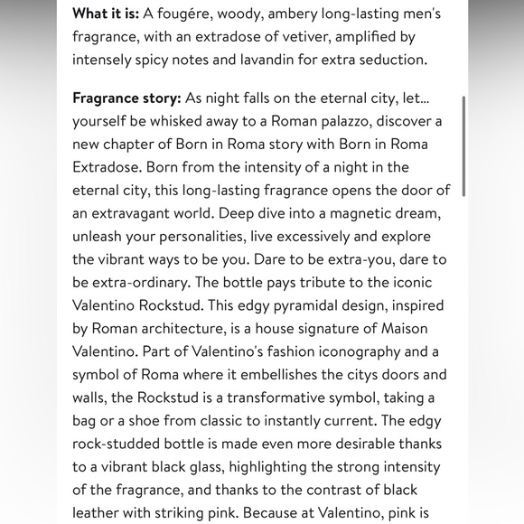 VALENTINO COLOGNE - Picture 8 of 12